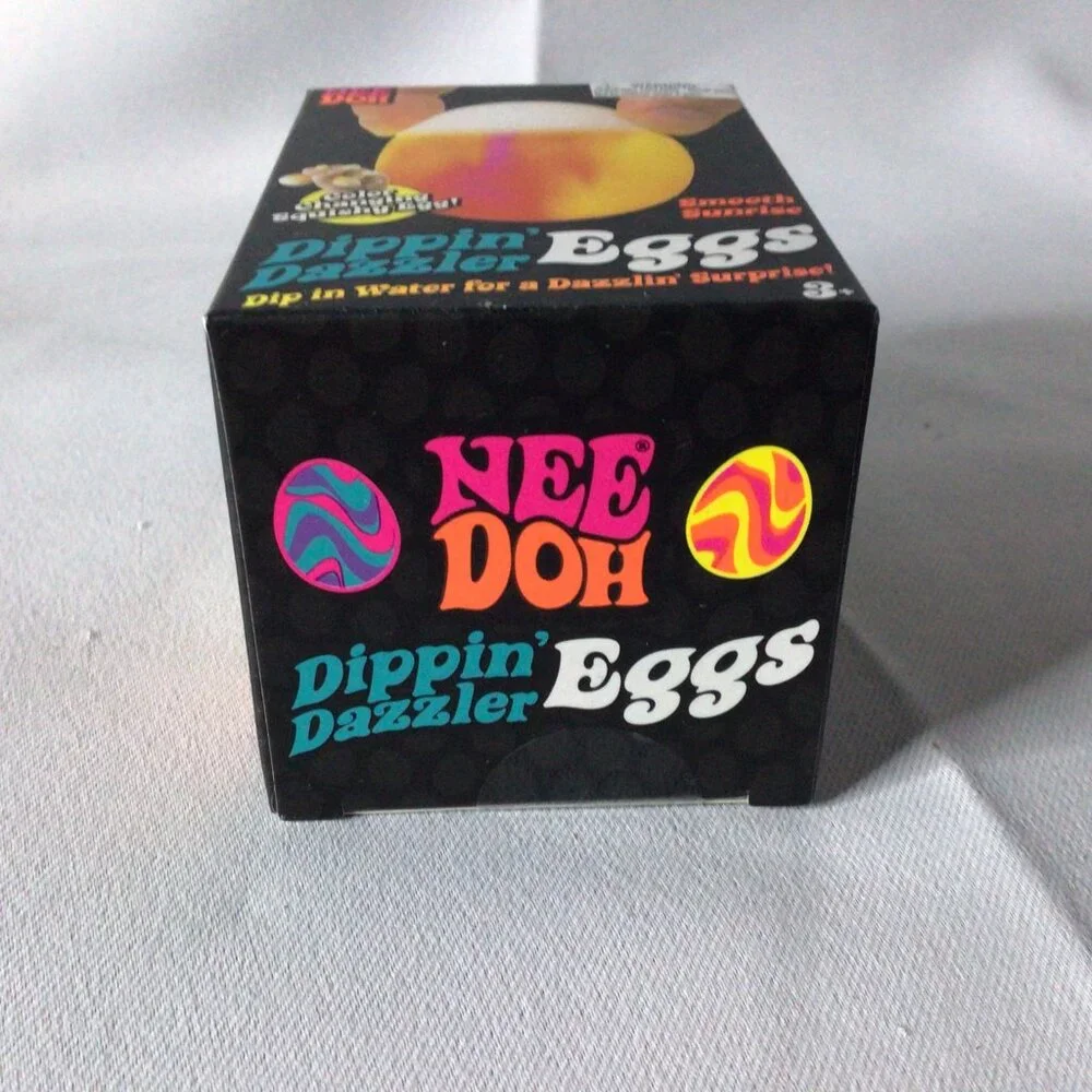 Nee Doh Smooth Sunrise Dippin Dazzler Eggs 2.5” Toy (1 egg per order) - Picture 6 of 6